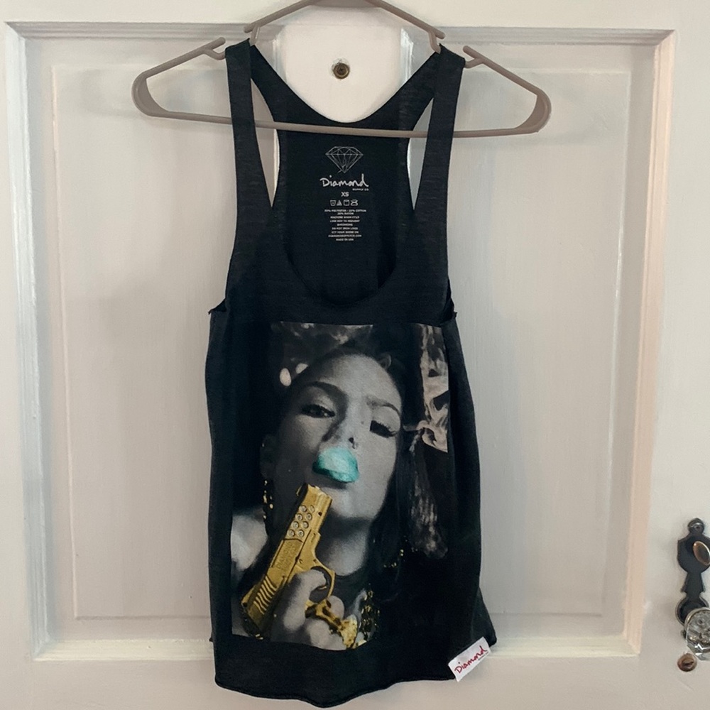 Diamond Supply Co. tank top Sz XS poly/cotton